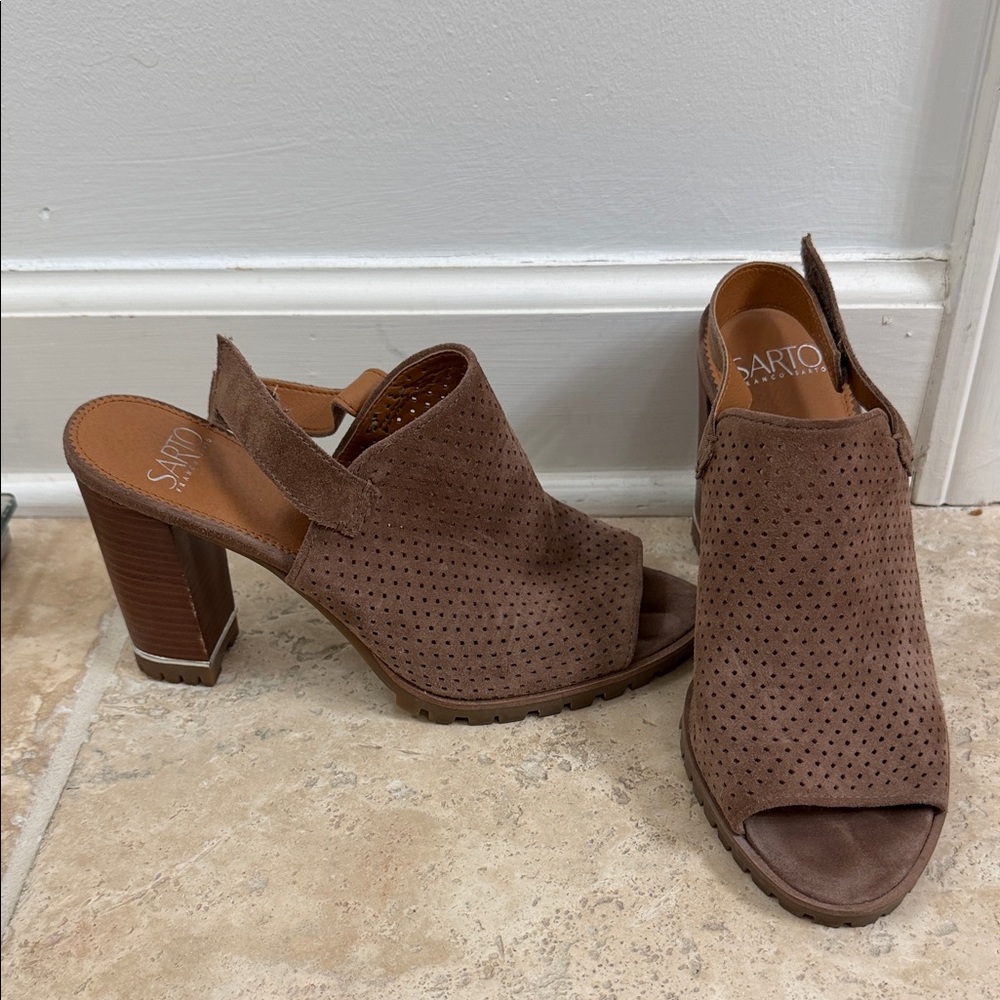 Sarto block heel sandals